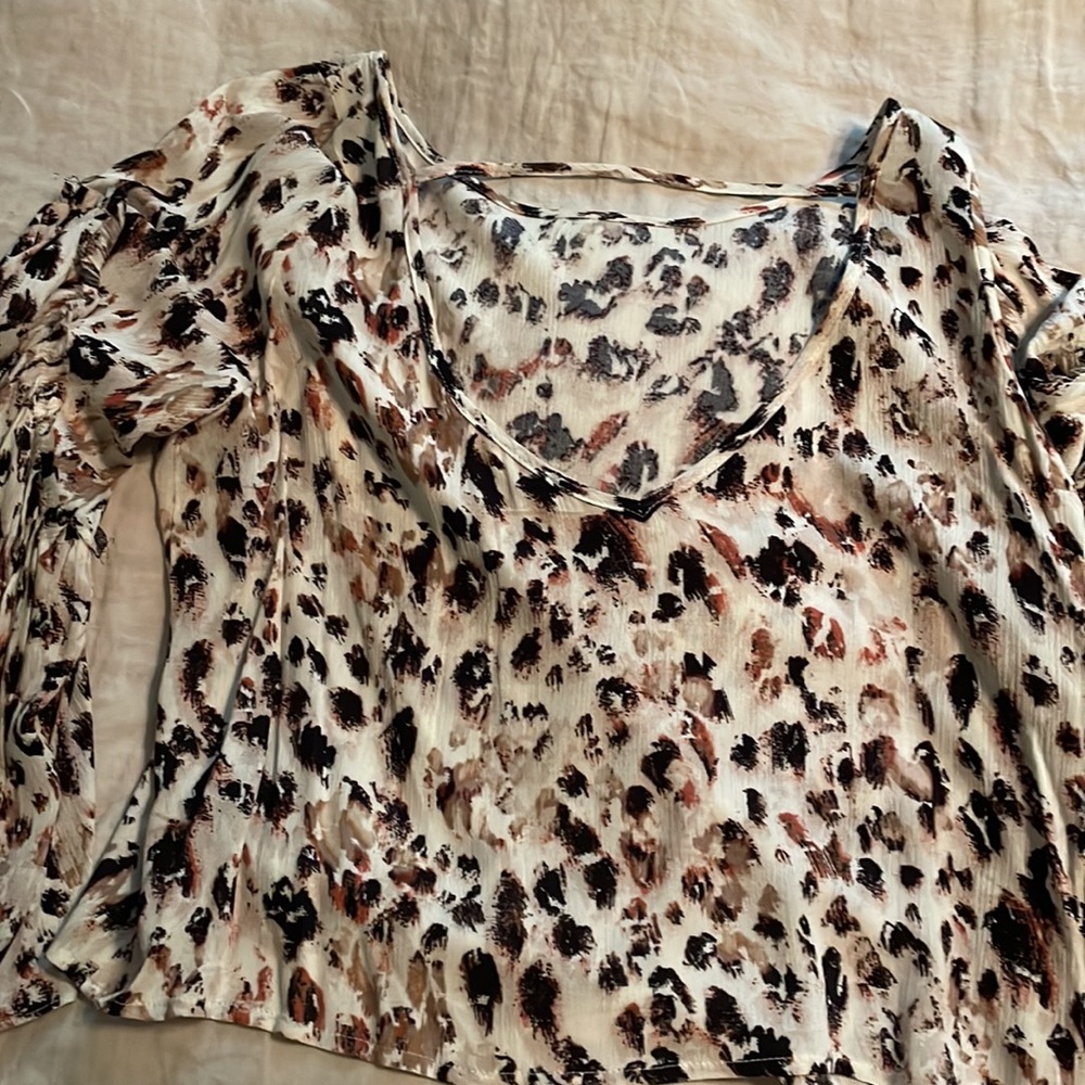 Leopard blouse - Picture 3 of 4
